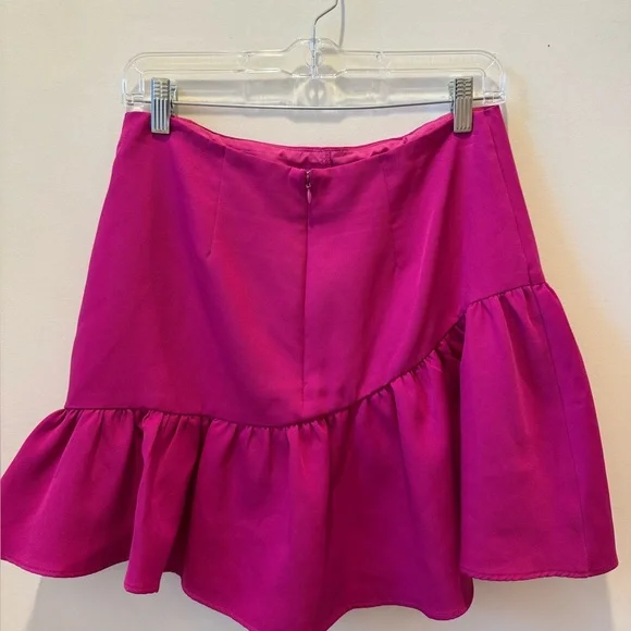 Elegant Pink Ruffle Skirt - Picture 2 of 2